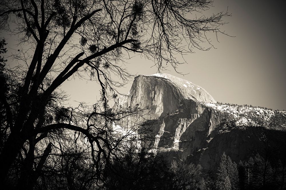 Afternoon light on Half Dome in winter-Yosemite National Park-California-USA
